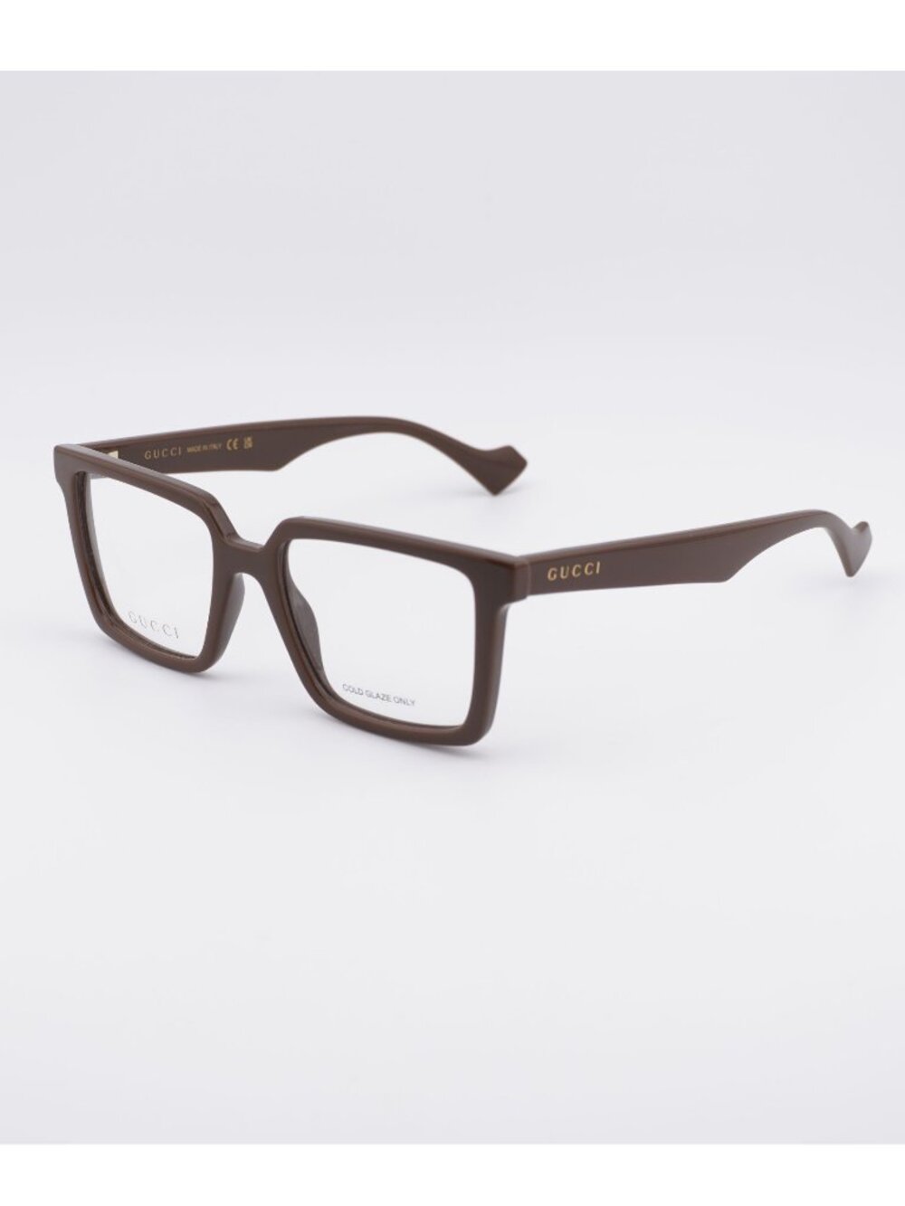 Gucci GG1540O 003 Eyeglasses Brown 52mm Square Frame
